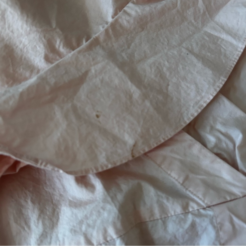 J. CREW Soft Pink Wrap Blouse with Flutter Sleeves - image 7